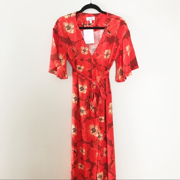 poppy wrap dress